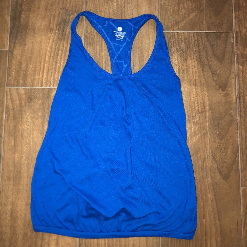 BLUE WORKOUT TANK
